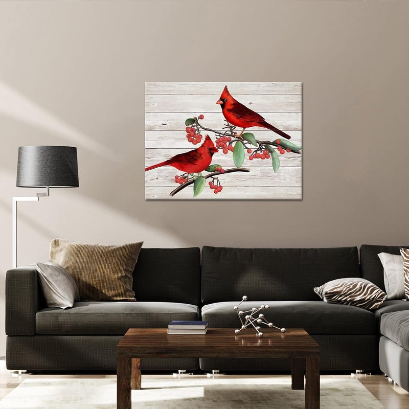 RnnJoile Cardinal Canvas Wall Art - Image 3