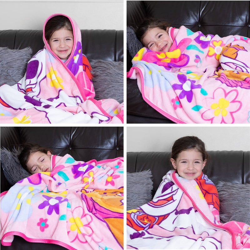 Franco Paw Patrol Girls Kids Bedding Super Soft Plush Micro Raschel Blanket, 62 in x 90 in, (Official) Nickelodeon Product By Franco - Image 5