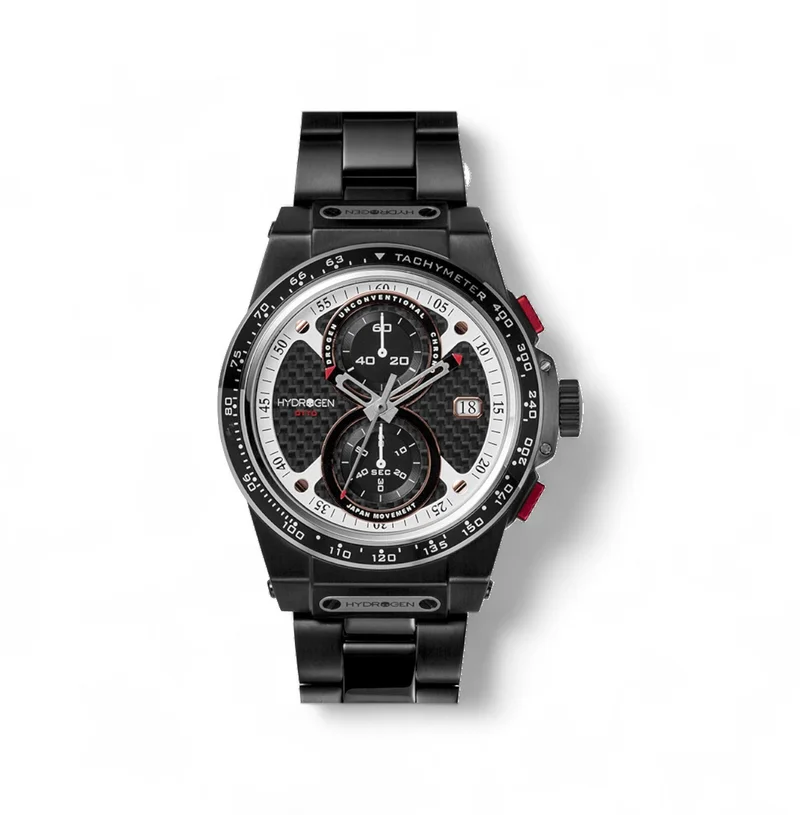 Hydrogren Otto Chrono Black Link Watch