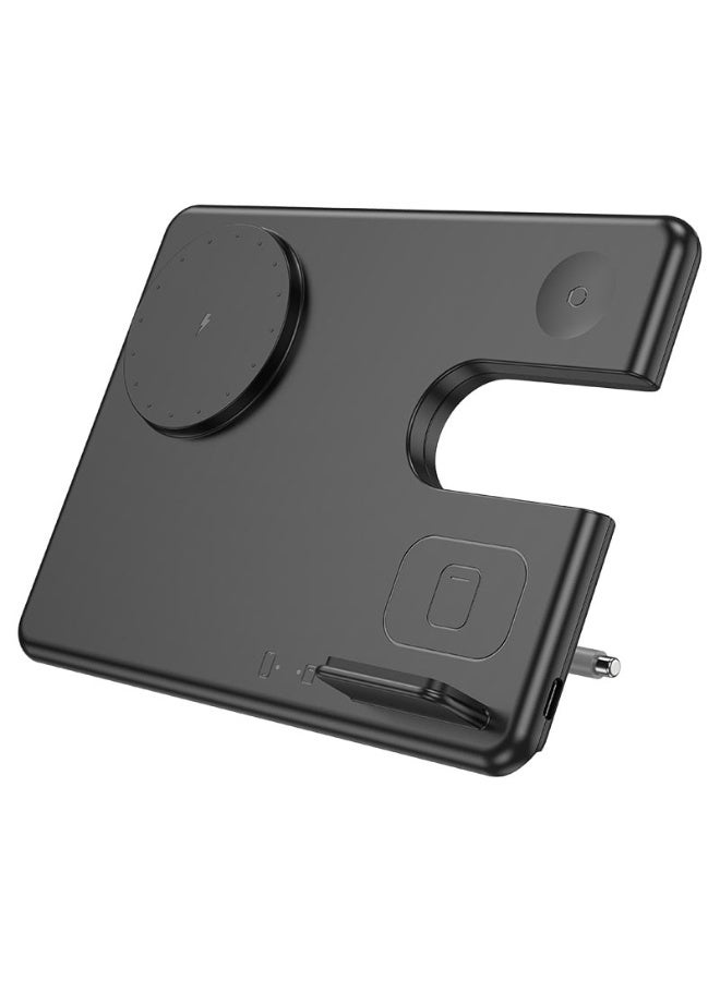 Hoco Wireless charger “CQ1 Geek” folding 3-in-1 magnetic - Image 1