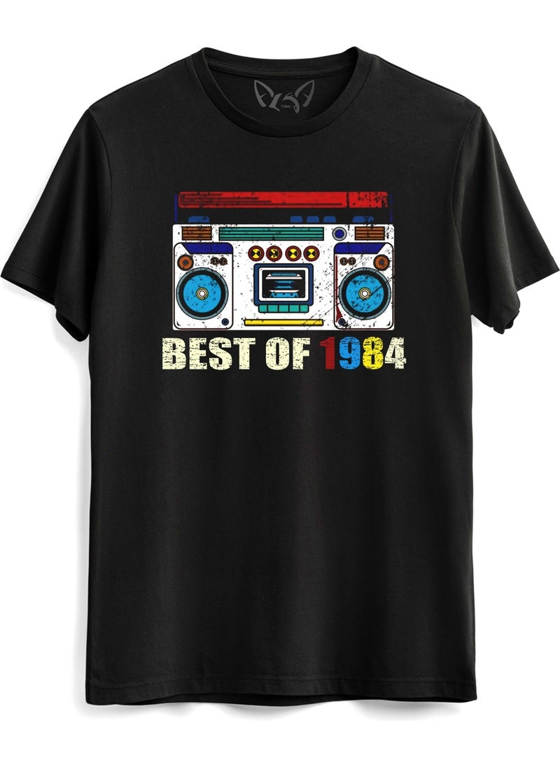 Alfa Tshirt Vintage 1984 Best Of Tape Black Tshirt  - Image 1
