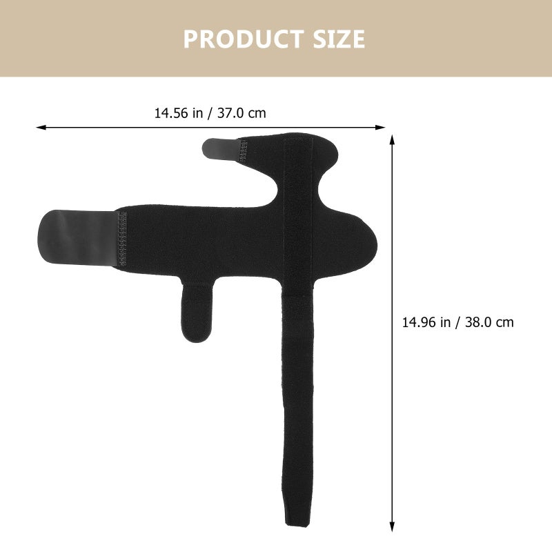 Adjustable Toe Separator Bunion Splint 2pcs Set For Overlapping Toe Support Men Women - Image 3