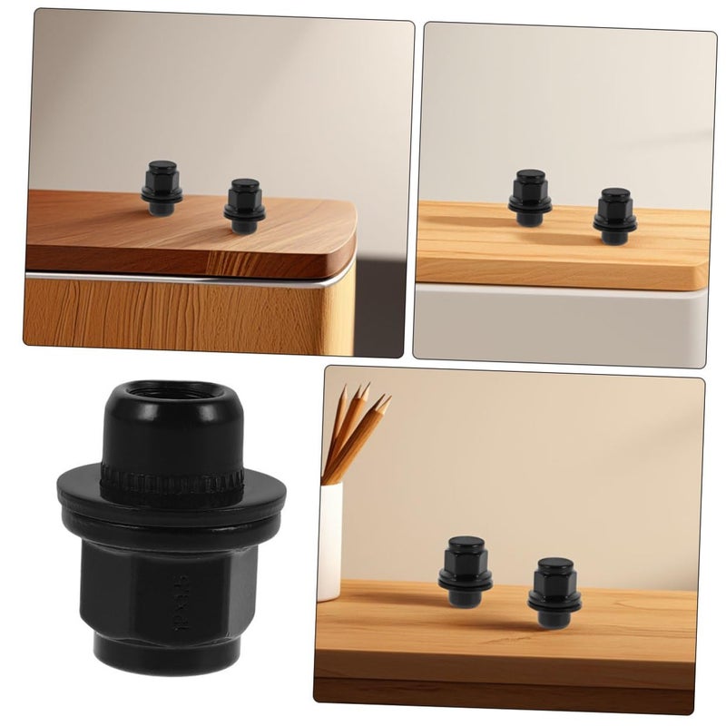 Black 12x1 5mm Lug Nuts 2 Pcs Heavy Duty Wheel Nuts for Toyota Trucks and Trailers - Image 5