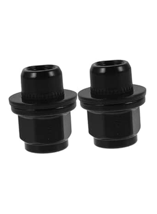 Black 12x1 5mm Lug Nuts 2 Pcs Heavy Duty Wheel Nuts for Toyota Trucks and Trailers - Image 1