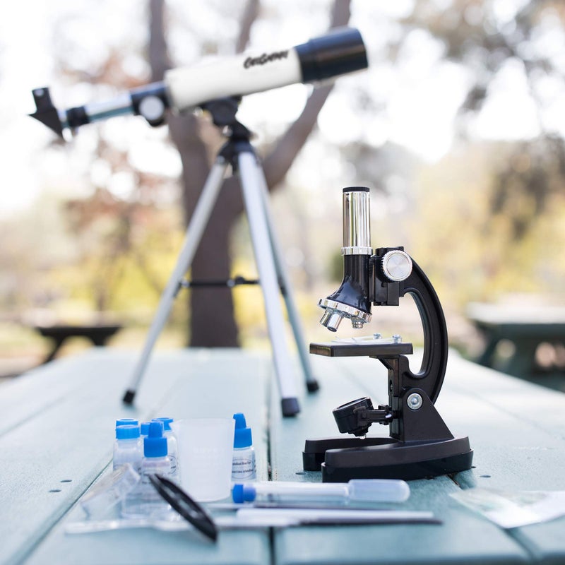 Educational Insights GeoSafari Telescope  Microscope Set  Science Kit with Refractor Telescope and Microscope for Kids Includes Prepared Slides Discovery Toys Science Gifts for Kids 812 - Image 3