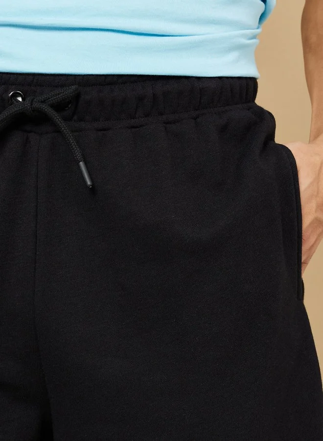 Styli Basic Oversized Shorts with Drawstring