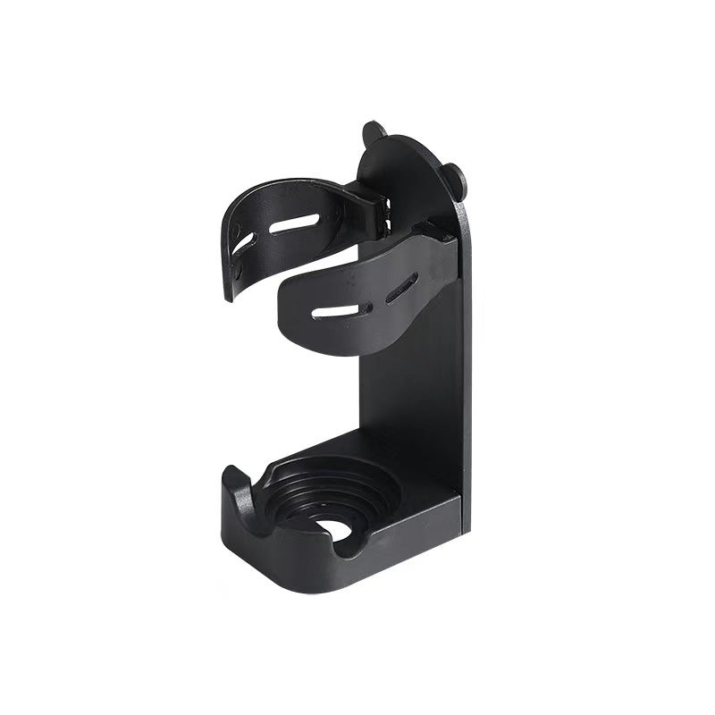 Electric Shaver Holder: Black ABS Plastic, No Drilling Installation, Drainage Hole, Electric Brush Holder - Fits 99% Of Devices, Bathroom Holder For Bathroom Counter Or Wall Mount Use - Image 1