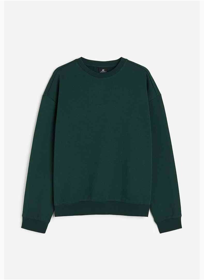 H and M - HM New Fashionable Casual Round Neck Loose American Long Sleeved Sweatshirt - Image 1