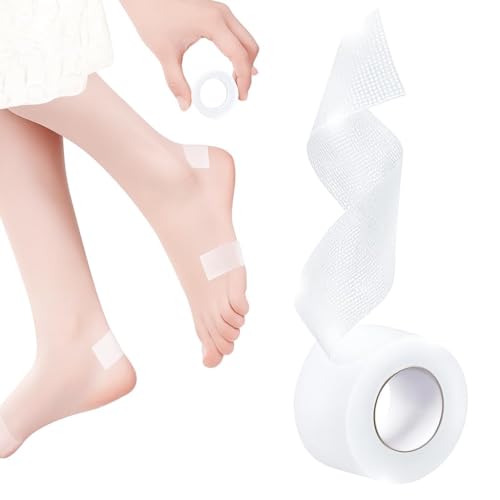 STAREWA Waterproof Foot Care Sticker Heel Grip Tape Blister Prevention Tape for Feet,Toe,Finger Flexible Athletic Finger Tape Anti Chefing Tape Self Adhesive Shoe Bite Protector Invisible High-Heeled Tape (Pack of 1) - Image 1