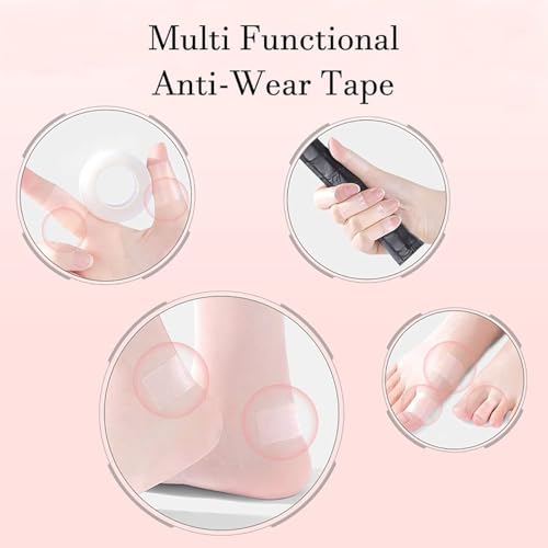 STAREWA Waterproof Foot Care Sticker Heel Grip Tape Blister Prevention Tape for Feet,Toe,Finger Flexible Athletic Finger Tape Anti Chefing Tape Self Adhesive Shoe Bite Protector Invisible High-Heeled Tape (Pack of 1) - Image 4