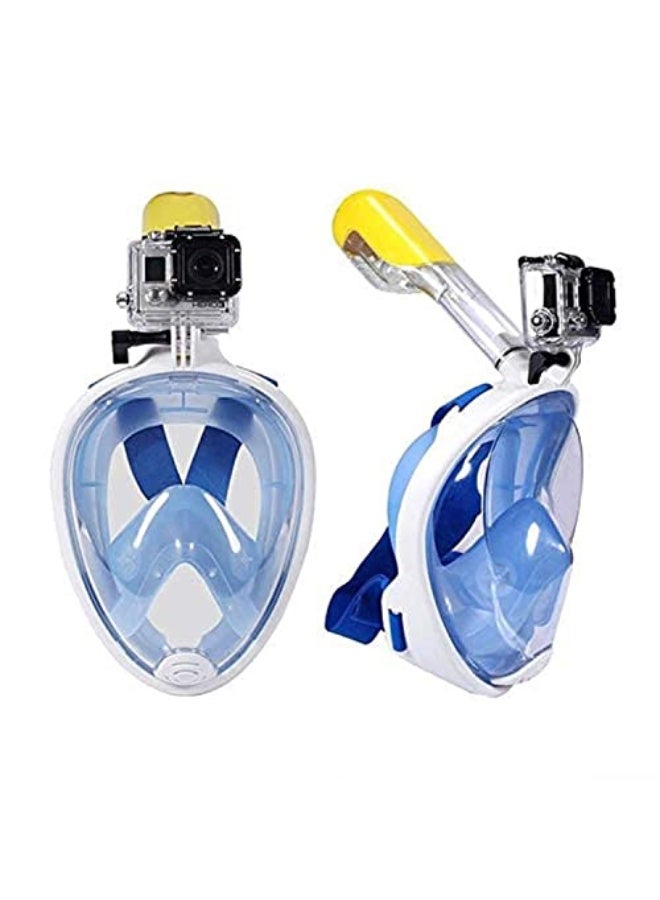 Generic eWINNER Panoramic Full Face Snorkeling Mask Compatible with Action Camera underwater Dry Snorkel Mask Easy Breathing&Anti-skid Ring Earplug for Kids adult - Image 3
