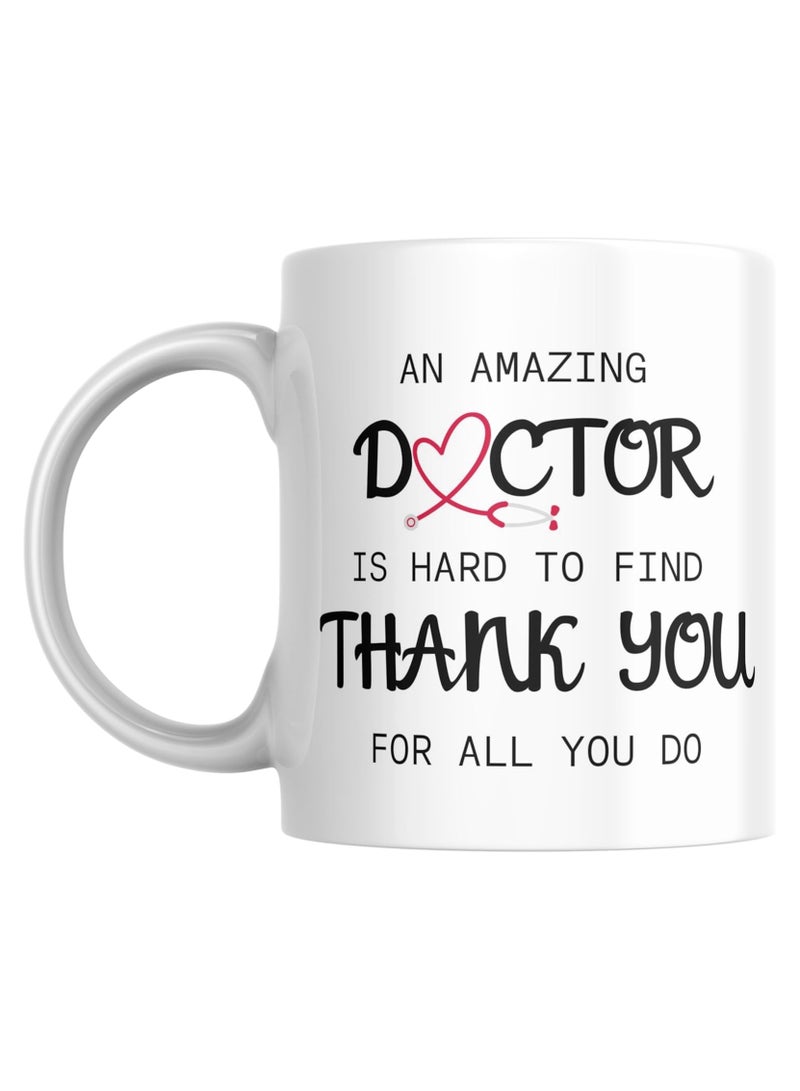SiestaSafari Thank You Amazing Doctor Coffee Mug, 11oz, Appreciation Gift for Doctor, Thank You Gift for Doctor - Image 1