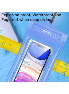 Yesido WB11 High-Quality Beach IPX8 20M Waterproof Mobile Phone Bag Cover – Waterproof Phone Pouch for Swimming, Boating, Fishing, Travel, and Outdoor Activities – Full Protection, Transparent, Universal Fit for iPhone, Samsung, and More  - Image 3