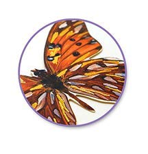 Forever in Time Miniature Die Cut Butterfly Shapes with Foil Accents - 33 Pieces - Image 3