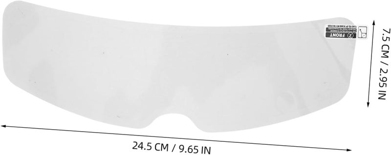 ABOOFAN Motorcycle Fog Rainproof Film High Definition Patch for Enhanced Visibility Versatile Replacement for Various Electric Models Safety Enhancement - Image 2