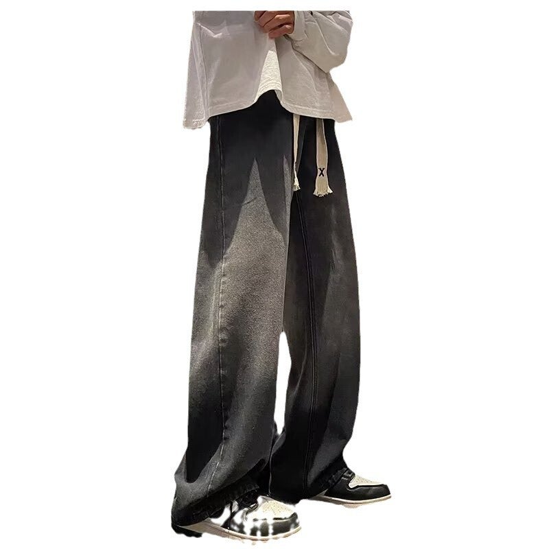 Unisex Classic Denim Jeans Loose Fit Daily Outdoor Wear - Image 4