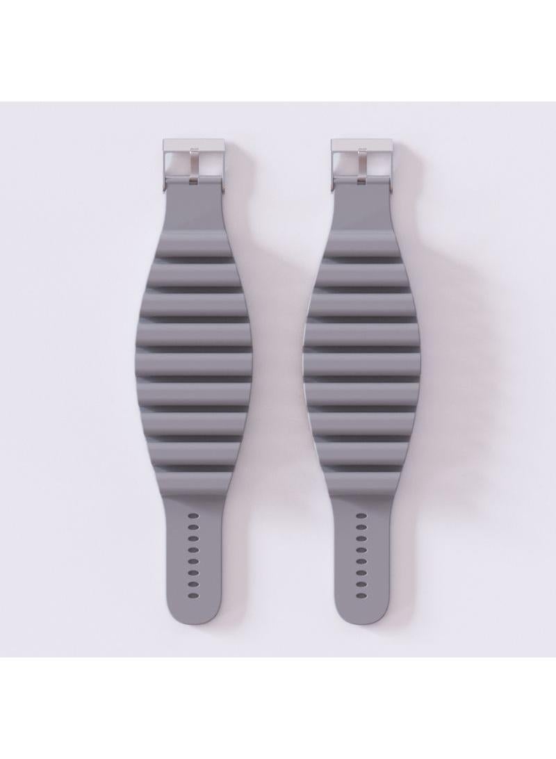Generic A pair of silicone weight-bearing bracelets for outdoor sports, running training, weight gain, fitness bracelets, and foot rings 