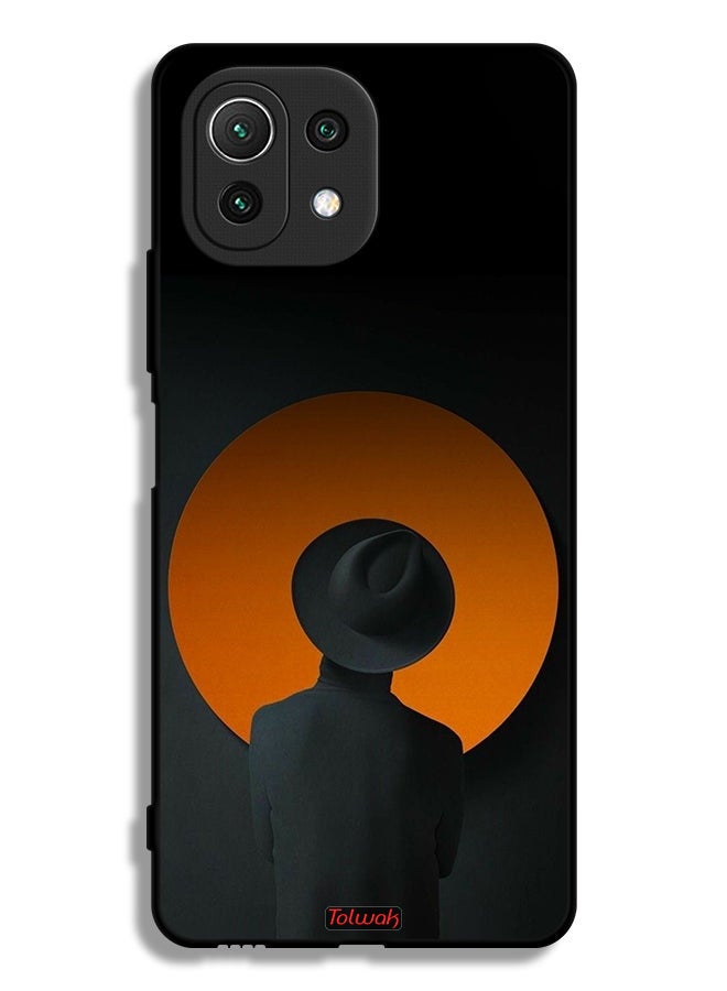 Tolwak Xiaomi Mi 11 Lite Protective Case Cover Hat Boy Art - Image 2