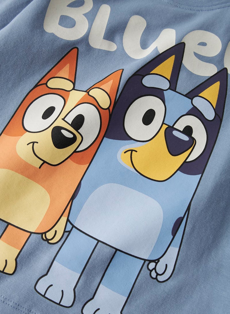 NAME IT Kids Bluey Graphic Crew Neck T-Shirt - Image 5