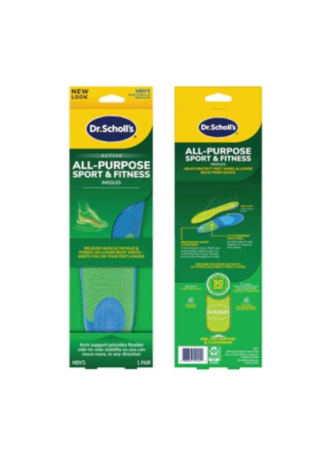 general D r. scholls All purpose sport and fitness insoles men