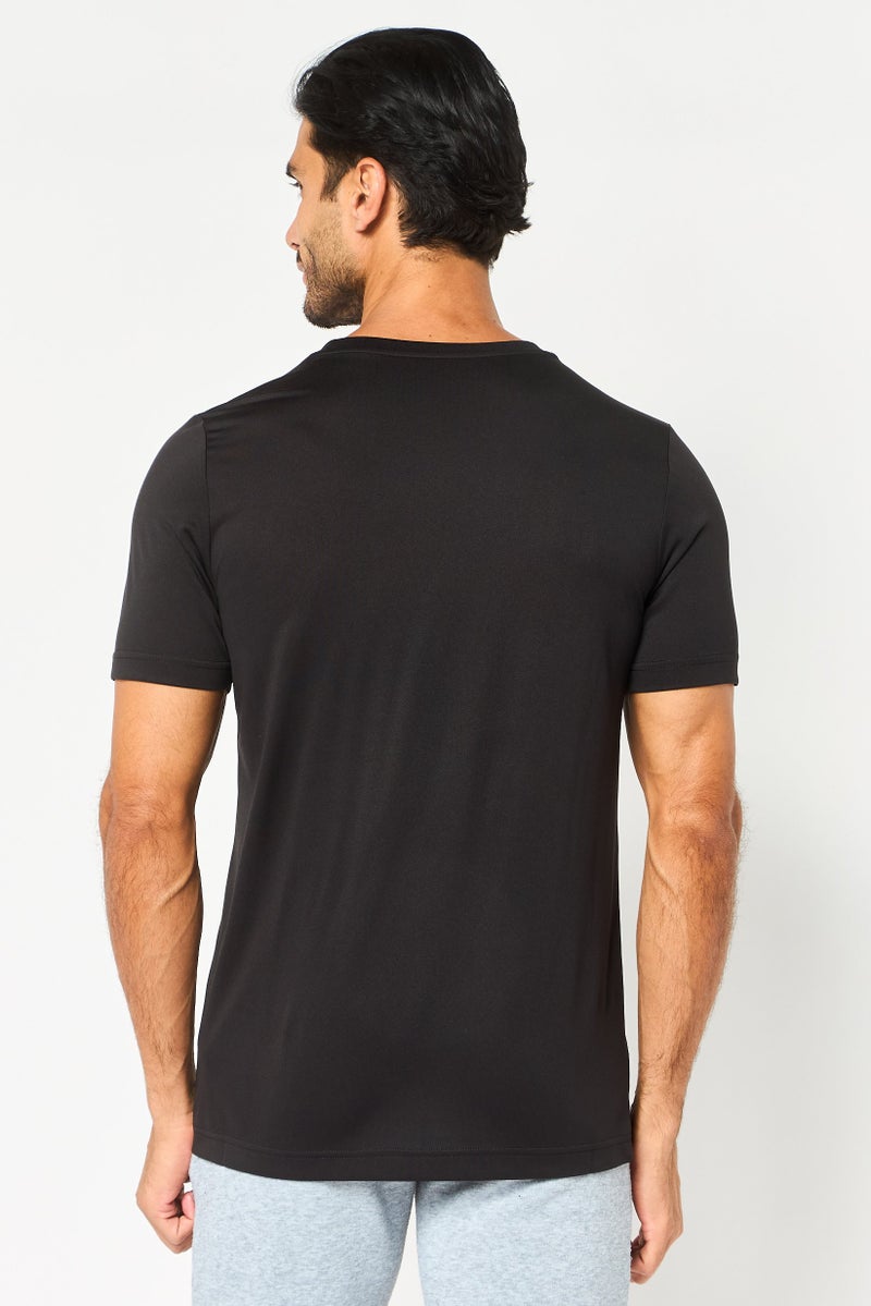 PUMA Men Sportswear Fit Short Sleeve Training T-Shirt, Black - Image 3