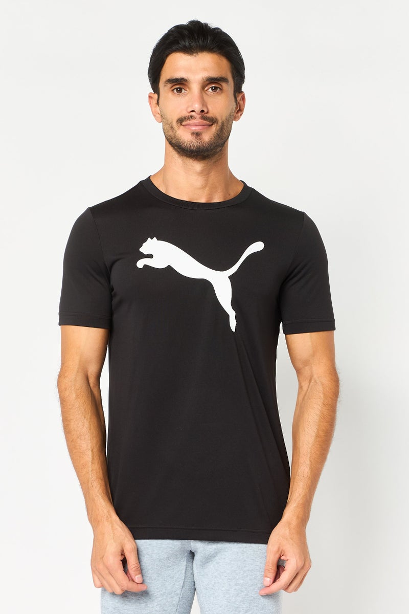 PUMA Men Sportswear Fit Short Sleeve Training T-Shirt, Black - Image 1