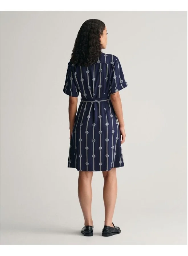 GANT Striped Shirtwaist Dress