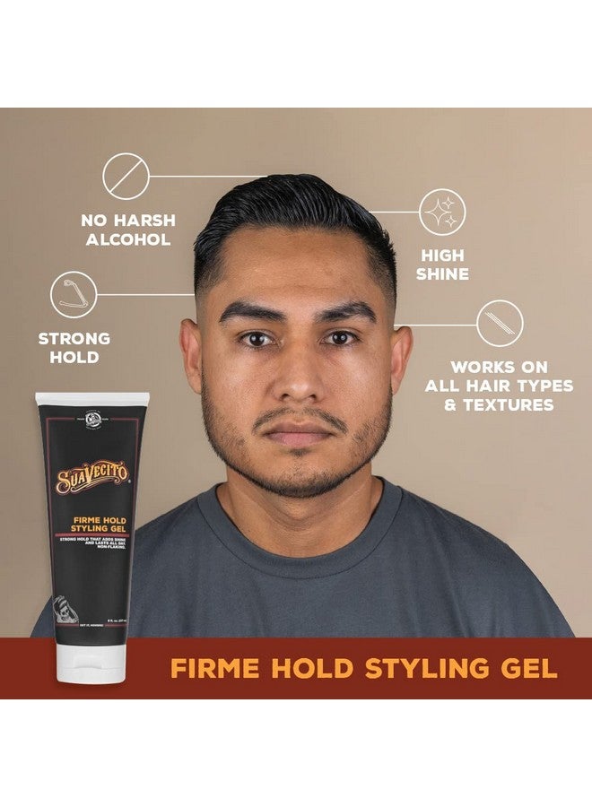 Suavecito Firme Hold Styling Gel 8 oz - Image 5