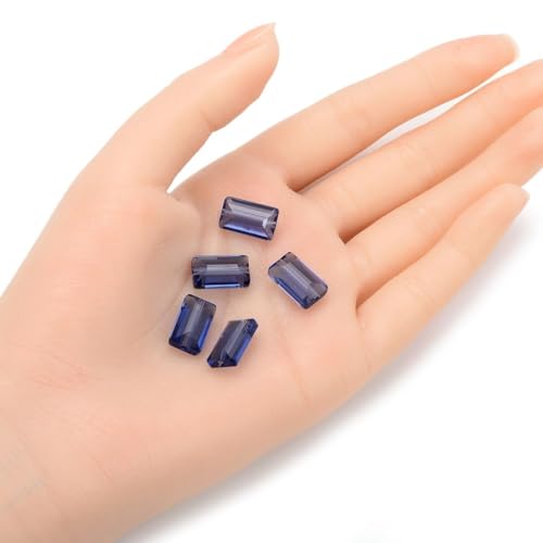 Adabele 50pcs Adabele Austrian 14mm Faceted Loose Rectangle Crystal Beads Dark Indigo Compatible with Swarovski Crystals Preciosa 5055 SSRT1420 - Image 2