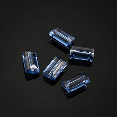 Adabele 50pcs Adabele Austrian 14mm Faceted Loose Rectangle Crystal Beads Dark Indigo Compatible with Swarovski Crystals Preciosa 5055 SSRT1420 - Image 3