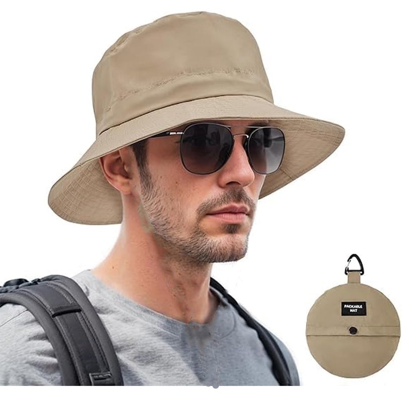 Handcuffs Caps for Men & Women Foldable Bucket Hat Lightweight, Quick-Drying, Waterproof Outdoor Sun Protection Hat with Portable Storage - Image 1