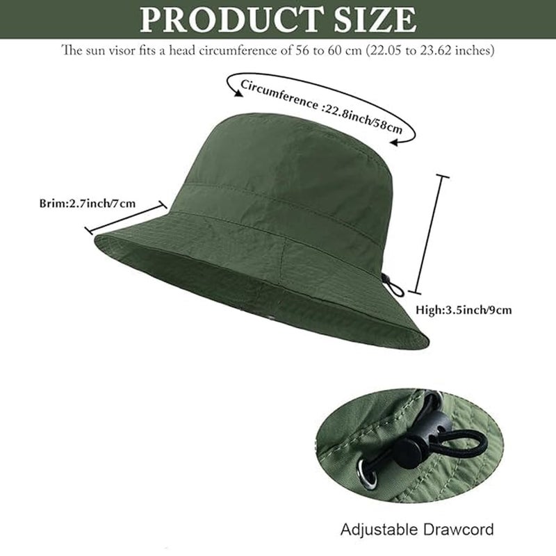 Handcuffs Caps for Men & Women Foldable Bucket Hat Lightweight, Quick-Drying, Waterproof Outdoor Sun Protection Hat with Portable Storage - Image 5