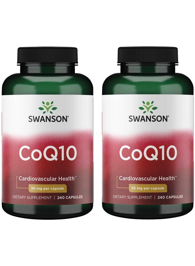 Swanson Coq10 30 mg 240 Caps (2 Pack)