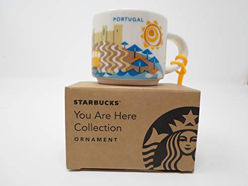 Starbucks Portugal You Are Here YAH Espresso Shot Coffee Ornament Mug - Image 1