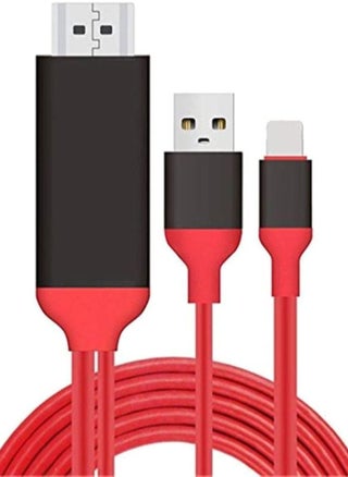 NTECH Lightning to HDMI Cable Adapter Compatible With i-Phone iPad MFi Certified Lightning Digital AV Adapter 1080p HDTV Connector Cable Compatible For i-Phone 13/12/11/XS/X/8/7 to TV Projector - pzsku/Z2EDD302FA8F5B30ABA7FZ/45/_/1674540086/44da36d7-8ec0-4812-9ac9-3a6be60a3ce8