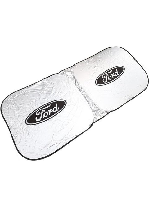 FORD Car Windshield Sunshade, Car Sun Shade UV Rays and Heat Protector Sun Visor Foldable Keep Your Vehicle Cool Blocks UV Rays