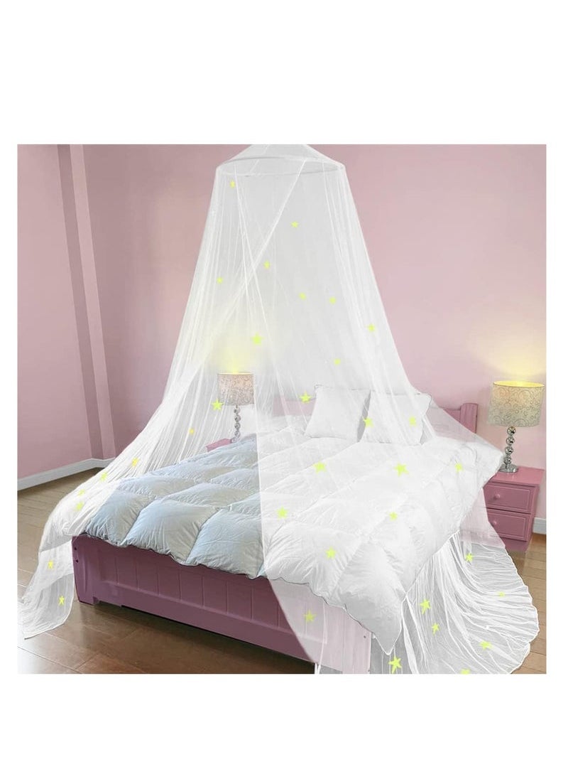 MIXDE Net with Fluorescent Stars Glow in Dark for Baby Kids and Adults  - Image 2