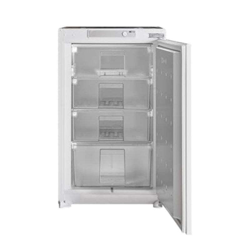 Built-In/Undercounter Single Door Freezer Wh in White - a kitchen appliance W540 x D545 x H875mm featuring reversible door and mechanical control, ideal for modern fitted kitchens - Image 5