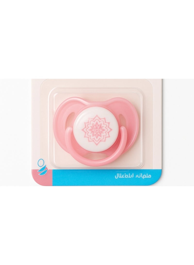 فوفا لهاية لتقويم الأسنان مصنوعة من السيليكون مزينة بطبعة زهور (مناسبة لعمر 0-6 أشهر) - Image 2