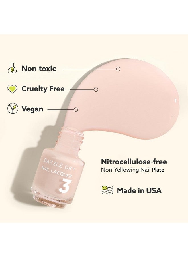 Dazzle Dry Mini Kit 4 Step System - Fast Track Cherry, a classic cherry red with blue undertones. Full coverage cream. (5 Piece Kit / 5 Manicures) - Image 3