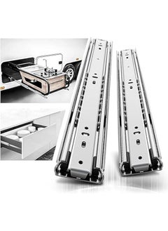 Duravel Duravel Heavy Duty Ball Bearing Drawer Slides, Steel Cabinet Rails, Full Extension (10 Inch)  - Image 1