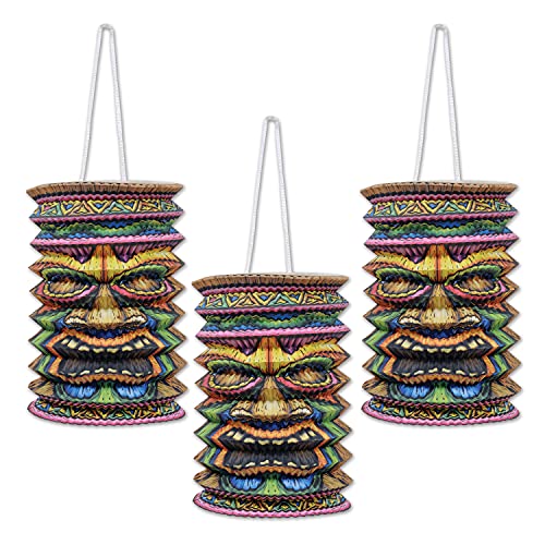 Beistle Tiki Paper Lanterns - Image 1