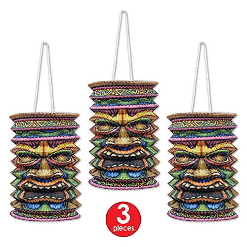 Beistle Tiki Paper Lanterns - Image 2