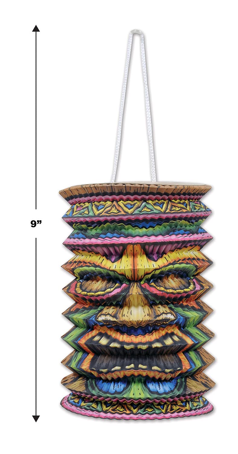 Beistle Tiki Paper Lanterns - Image 4