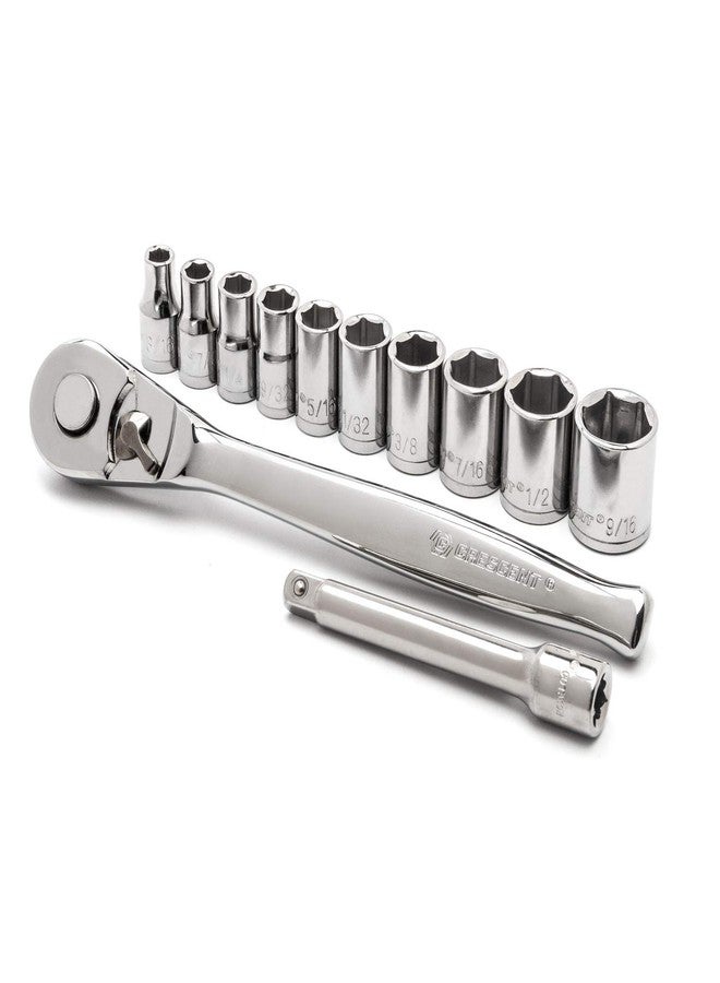 كريسنت طقم أدوات ميكانيكية من ١٢ قطعة بقطر ١/٤ بوصة و٦ نقاط من كريسنت - CSWS14SAE12 - Image 1