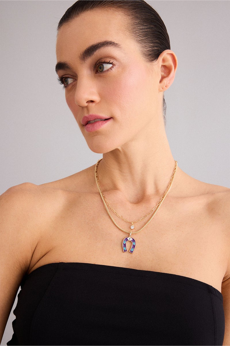 DeFacto Gold Woman Woman 2 Piece Necklace Set Casual - Image 2