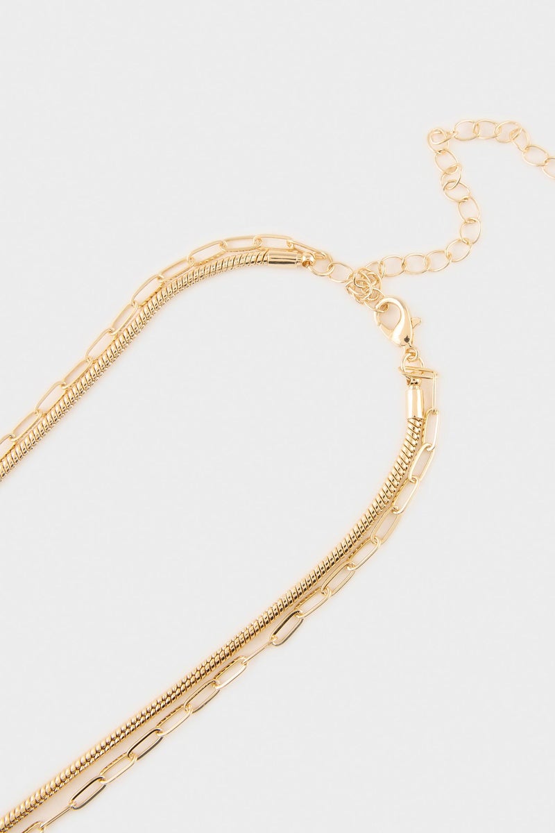 DeFacto Gold Woman Woman 2 Piece Necklace Set Casual - Image 5