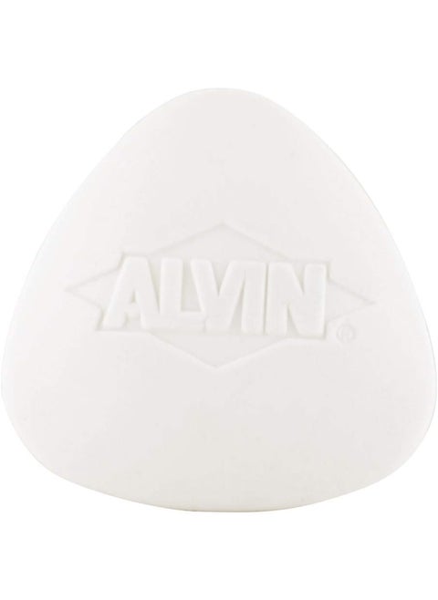 Alvin White Triangular Pencil Erasers Pack LatexFree Ideal for Geometry Drafting and Engineering Drawing Architecture and Art  Box of 15
