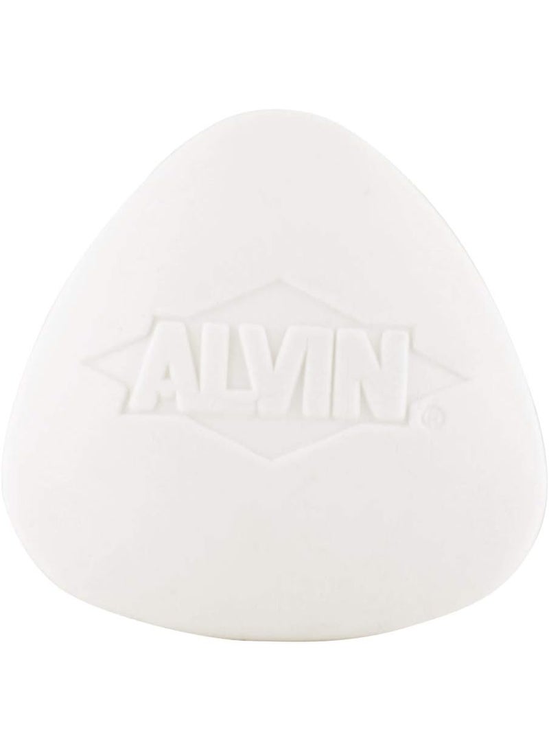 Alvin Alvin White Triangular Pencil Erasers Pack LatexFree Ideal for Geometry Drafting and Engineering Drawing Architecture and Art  Box of 15 