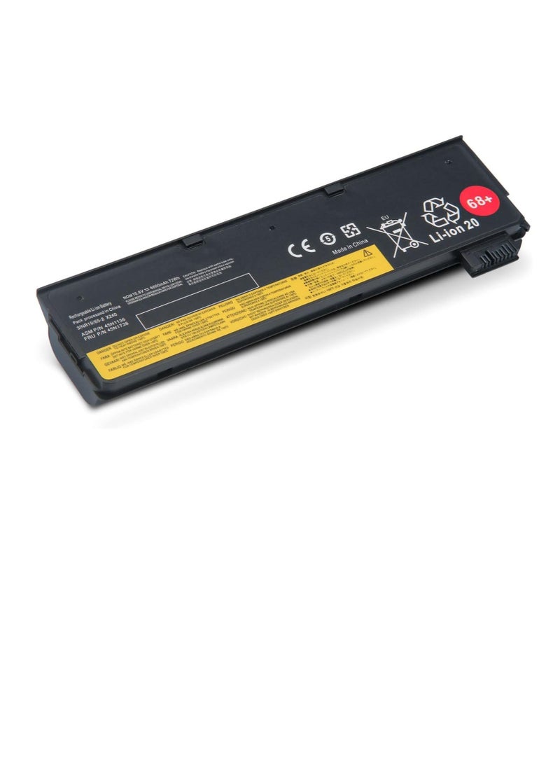 68+ 0C52862 بطارية لينوفو ثينك باد T440 T440S T450 T450S W530 L430 L530 W550 W550s X240 X250 X260 45N1000 45N1001 45 n1003 45N1004 45N1010 45N1013 0A3630 72 واط ساعة - Image 2